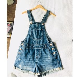 Vanilla Star Blue Demin Overalls
